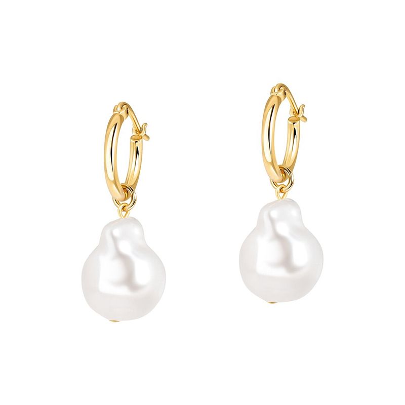 Electric Picks 14k Plated 176mm Pearl Regal Earrings 22$